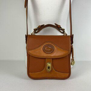Dooney & Bourke Vintage Tan Brown Crossbody Bag - Timeless Style & Excellent Con